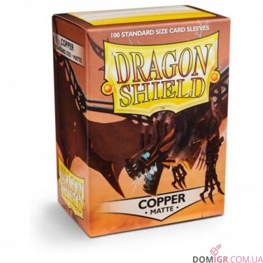 Купити Dragon Shield: Copper - Протектори 100шт Dragon Shield: Copper - Протектори 100шт