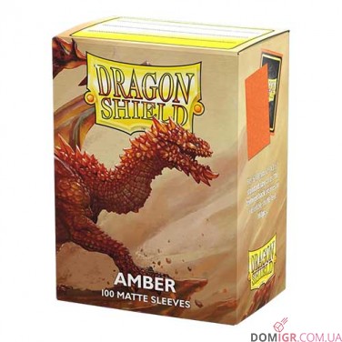 Купить Dragon Shield Matte: Amber — Протекторы 100 шт. Dragon Shield Matte: Amber — Протекторы 100 шт.