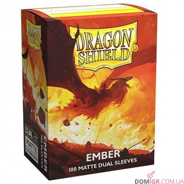 Dragon Shield Dual Matte Sleeves: Ember — Протектори 100шт