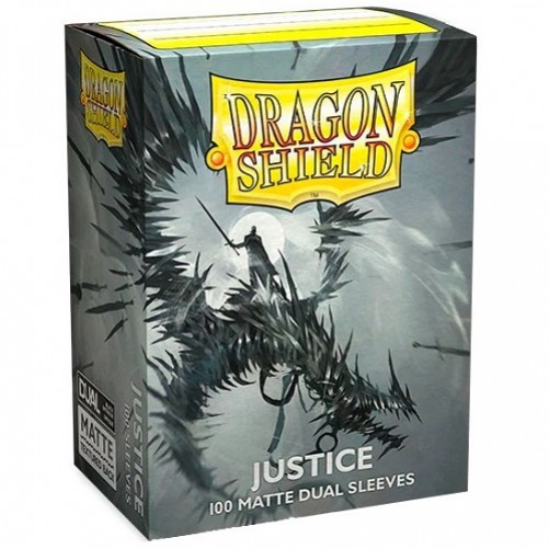 Dragon Shield Dual Matte Sleeves: Justice — Протектори 100шт