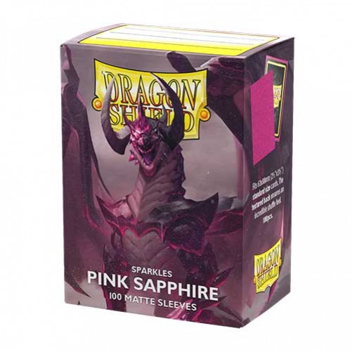 Dragon Shield Matte: Pink Sapphire — Протектори 100 шт.