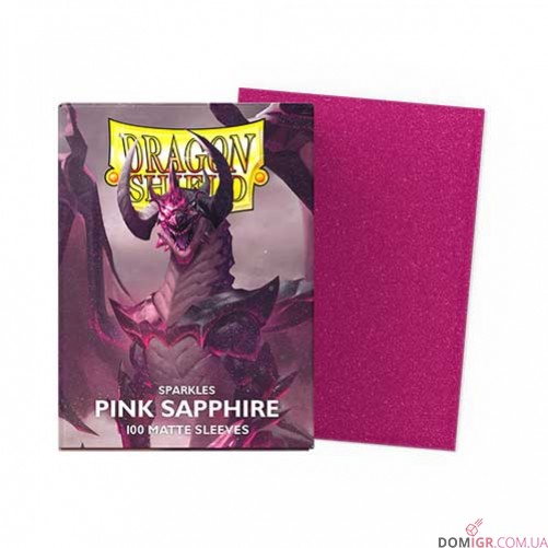 Dragon Shield Matte: Pink Sapphire — Протектори 100 шт.