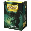 Dragon Shield Dual Matte Sleeves:  Metallic Green / Power — Протектори 100 шт.