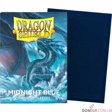Dragon Shield Matte: Midnight Blue — Протектори 100 шт.