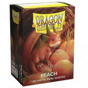 Dragon Shield Dual Matte Sleeves: Peach — Протектори 100шт