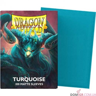 Купить Dragon Shield Matte: Turquoise — Протекторы 100 шт. Dragon Shield Matte: Turquoise — Протекторы 100 шт.
