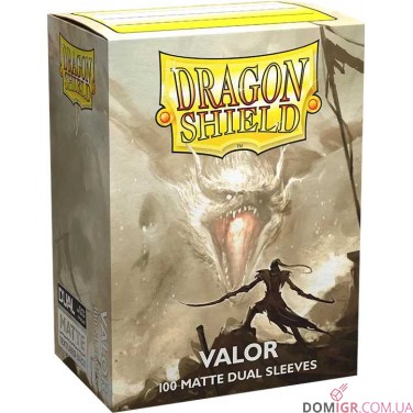 Dragon Shield Dual Matte Sleeves: Valor — Протектори 100 шт.
