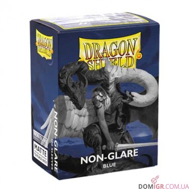 Dragon Shield Non-Glare Matte: Blue — Протектори 100 шт.