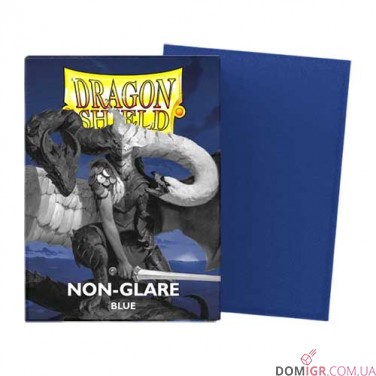Dragon Shield Non-Glare Matte: Blue — Протектори 100 шт.