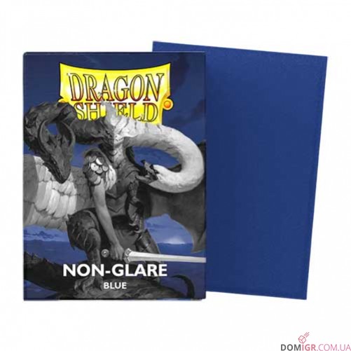 Dragon Shield Non-Glare Matte: Blue — Протектори 100 шт.