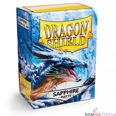 Dragon Shield: Sapphire - Протекторы 100шт