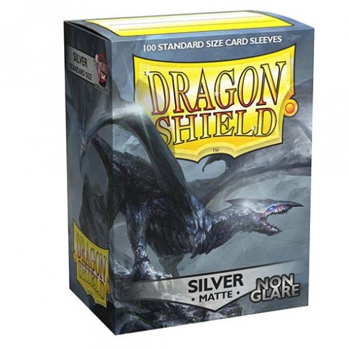 Dragon Shield: Silver Non Glare - Протекторы 100шт