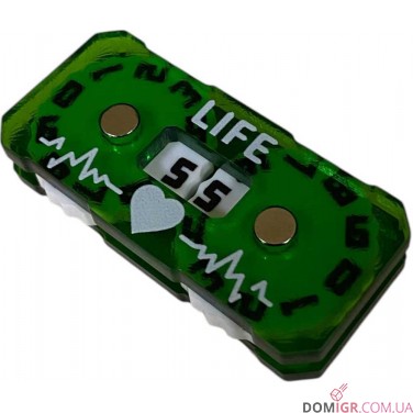 Купити Лічильник життів «Life» магнітний (випадковий колір) Лічильник життів «Life» магнітний (випадковий колір)