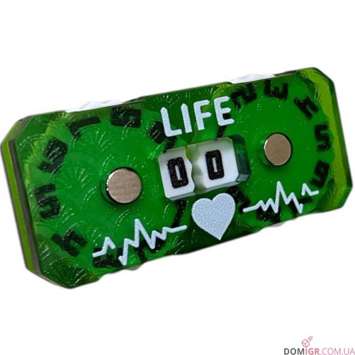 Лічильник життів «Life» магнітний (випадковий колір)