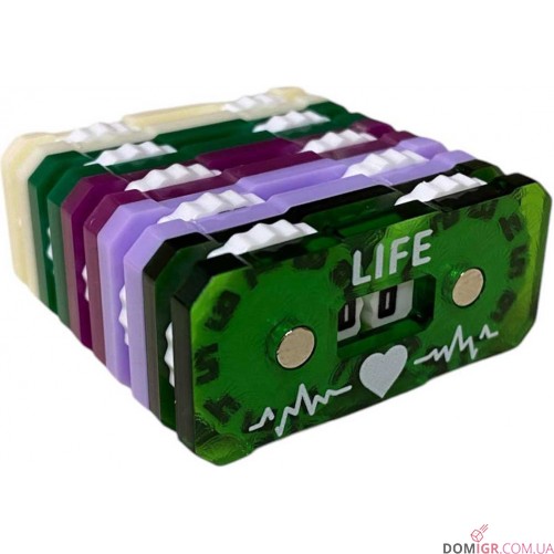 Лічильник життів «Life» магнітний (випадковий колір)