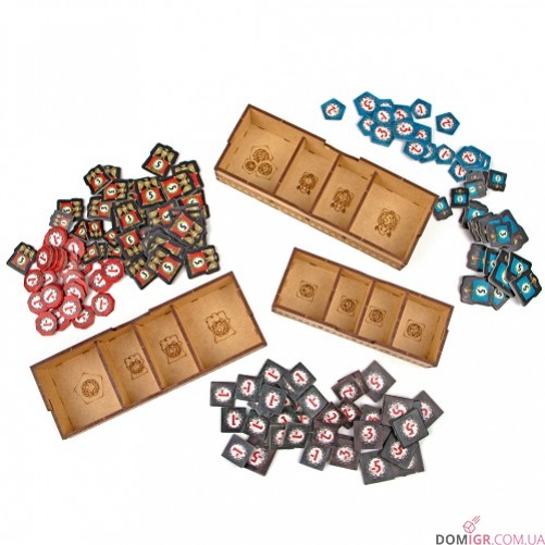 7 Чудес: 2-ге видання + 4 доповнення — Органайзер МДФ