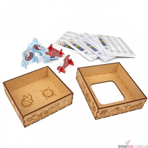 7 Чудес: 2-ге видання + 4 доповнення — Органайзер МДФ