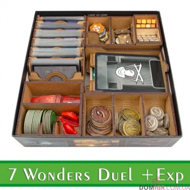 Купить 7 Чудес: Дуель + доп. — Органайзер МДФ 7 Чудес: Дуель + доп. — Органайзер МДФ