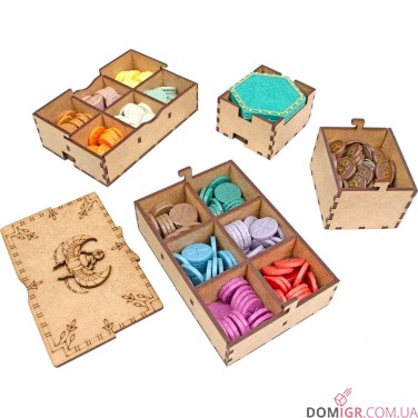 Купить Ankh: Gods of Egypt + kickstarter exp — органайзер МДФ Ankh: Gods of Egypt + kickstarter exp — органайзер МДФ