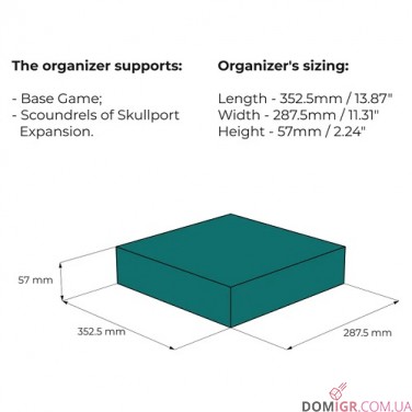 Lords of Waterdeep + Exp — Органайзер МДФ