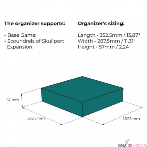 Lords of Waterdeep + Exp — Органайзер МДФ