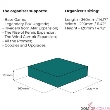 SCYTHE Legendary Box — органайзер МДФ