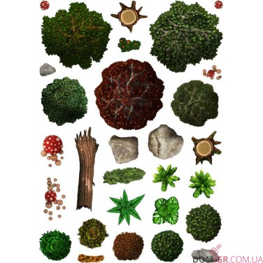 Add-On Scenery for RPG Battle Mats: Wilderness