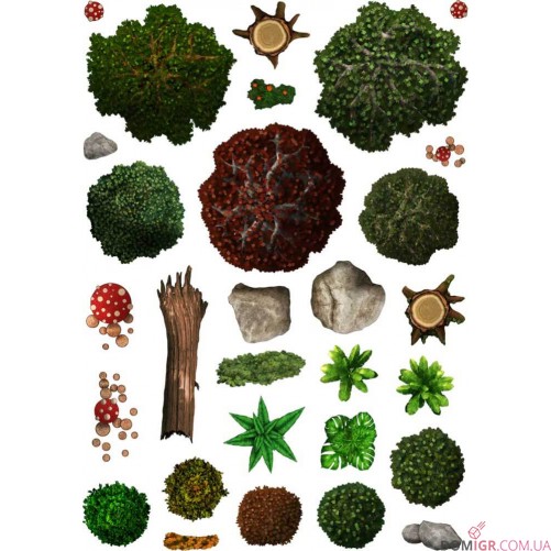 Add-On Scenery for RPG Battle Mats: Wilderness