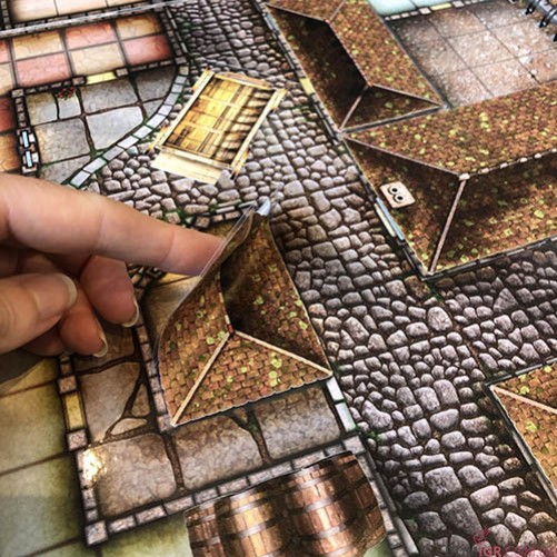 Add-On Scenery for RPG Battle Mats Town Trimmings