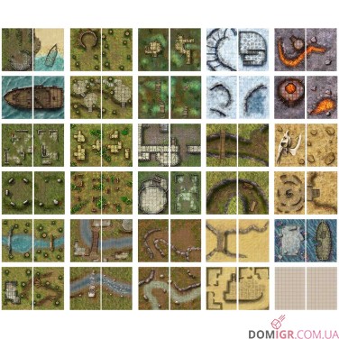 Купити Big Book of Battle Mats: Wrecks & Ruins Big Book of Battle Mats: Wrecks & Ruins