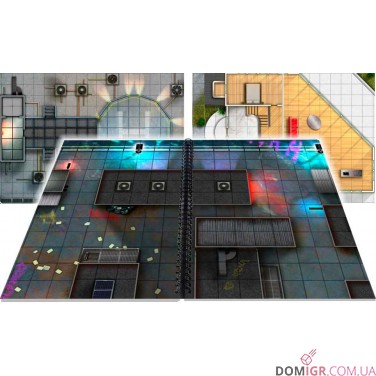 Купити The Big Book of CyberPunk Battle Mats The Big Book of CyberPunk Battle Mats