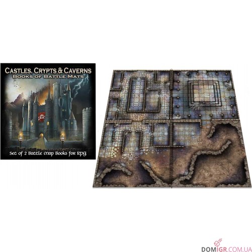Castles Crypts and Caverns Books of Battle Mats