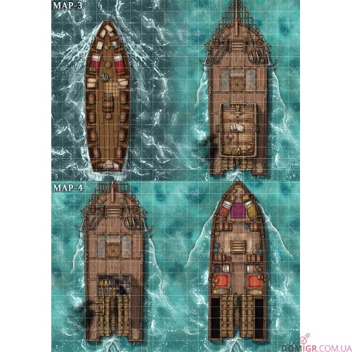 Книга карт для НРІ «Морські пригоди»