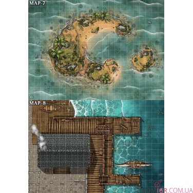 Книга карт для НРІ «Морські пригоди»