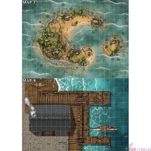 Книга карт для НРІ «Морські пригоди»