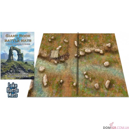 Giant Book of Battle Mats: Wilds, Wrecks & Ruins