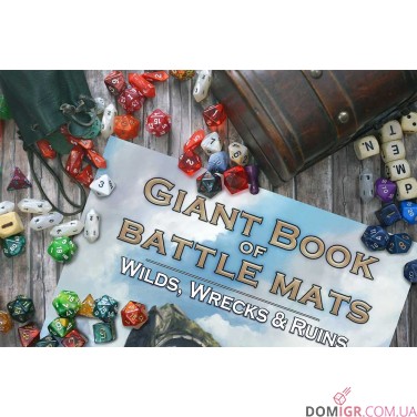 Giant Book of Battle Mats: Wilds, Wrecks & Ruins