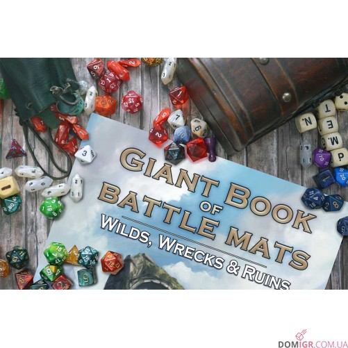 Giant Book of Battle Mats: Wilds, Wrecks & Ruins