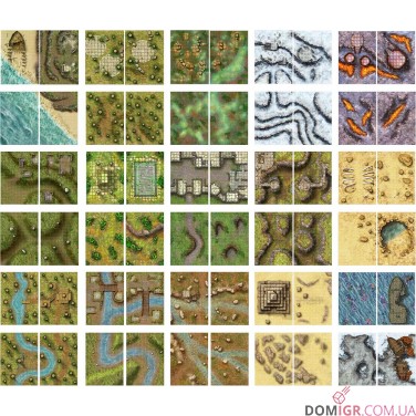 Giant Book of Battle Mats: Wilds, Wrecks & Ruins