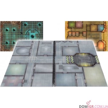 Купить The Giant Book of Sci-Fi Battle Mats The Giant Book of Sci-Fi Battle Mats
