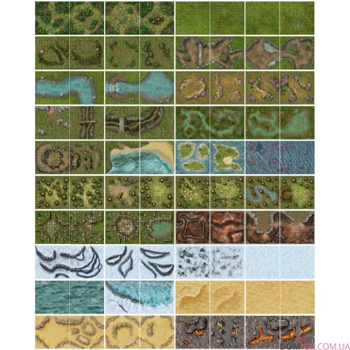 The Wilderness Books of Battle Mats