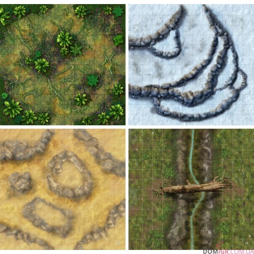 The Wilderness Books of Battle Mats