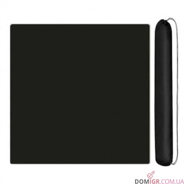 Fabric Playmat - Black 80x80 cm with carrybag