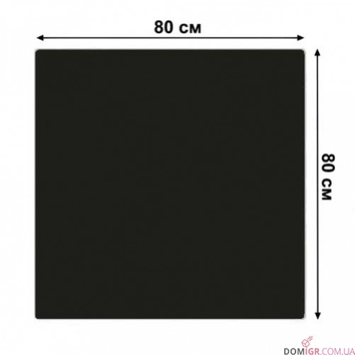 Fabric Playmat - Black 80x80 cm with carrybag