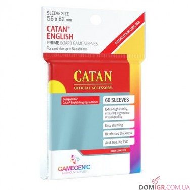 Протекторы Gamegenic: Catan-Sized Sleeves - 54х80 мм premium