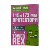 Протектори TowerRex - 115х173 мм (Standart) Купить Протектори TowerRex - 115х173 мм (Standart) (Серія протекторів для карт)