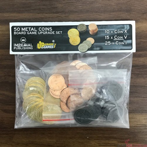 Medieval Metal Coins - Boardgame Upgrade Set