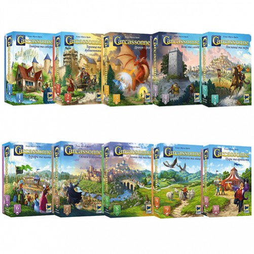 Carcassonne (Укр) - комплект дополнений