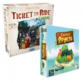 Ticket to Ride: Europe - 15th Anniversary + Соковиті фрукти - комплект Купить Ticket to Ride: Europe - 15th Anniversary + Соковиті фрукти - комплект (Комплекти настільних ігор)