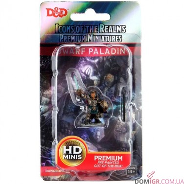 Female Dwarf Paladin - D&D Icons of the Realms Premium Figures
